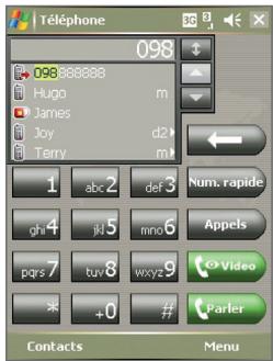 SFR V1605 - Menu démarrer - 2