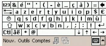 SFR V1620 - Clavier virtuel - 1