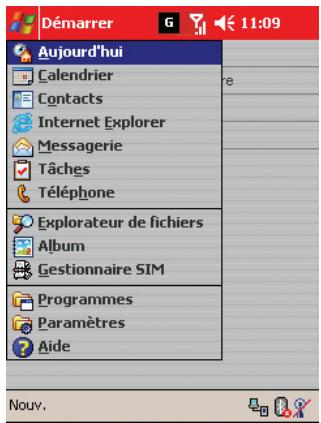 SFR V1620 - Barde d'icônes inférieure - 1