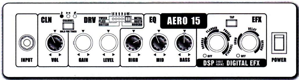 EAGLETONE AERO 15 - REGLAGES SUGGERES - 1