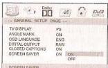 AKIRA DPS-S62UT10 - Options du menu SETUP - 2