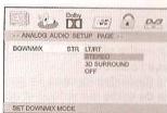 AKIRA DPS-S62UT10 - Options du menu SETUP - 4