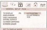 AKIRA DPS-S62UT10 - Options du menu SETUP - 2