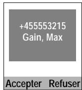 MAXON MX7922 - Acceptor ou refuser un appel - 1