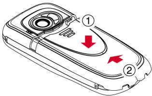 SENDO S600 - Pour remplacer la face de la batterie - 2
