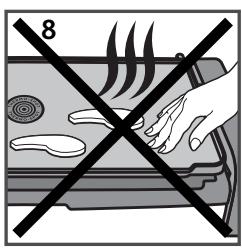 T-FAL BALANCED LIVING THERMOSPOT GRIDDLE - - Connection and pre-heating - 5