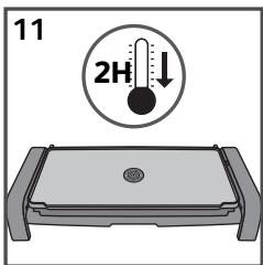 T-FAL BALANCED LIVING THERMOSPOT GRIDDLE - - Avant la première utilisation - 12