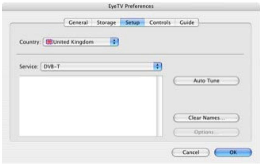 PLEXTOR EYETV - Préférences configuration - 1