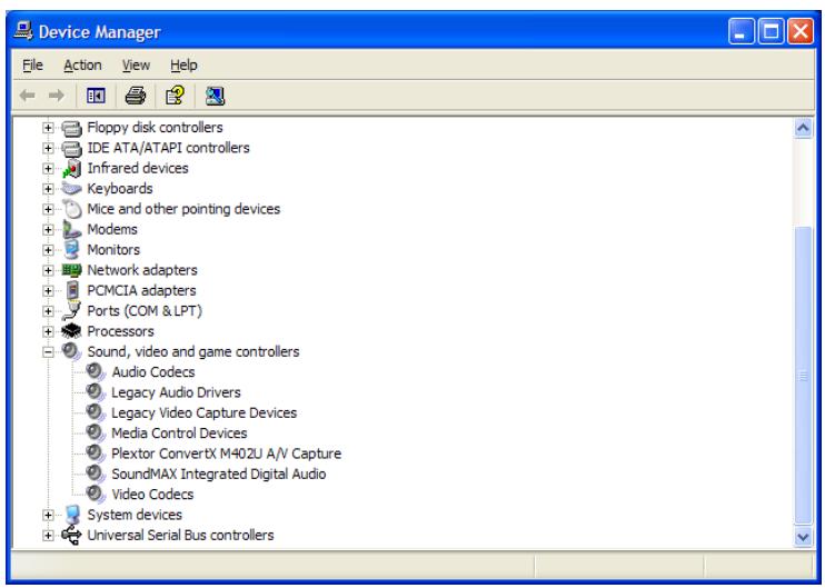 PLEXTOR PX-M402U - Pour déterminer si Windows reconnaît le ConvertX : - 1