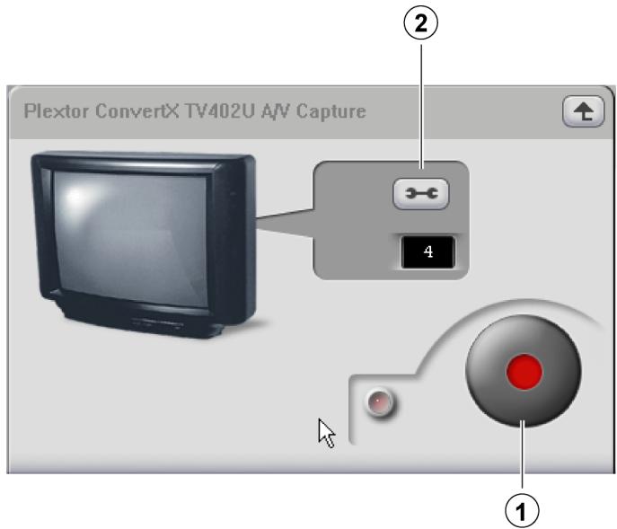 PLEXTOR PX-TV-402U - Pour utiliser la fenêtre capturer pour capturer un contenu vidéo : - 1