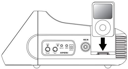 SAMSON XP25I - iPod anschließen - 2