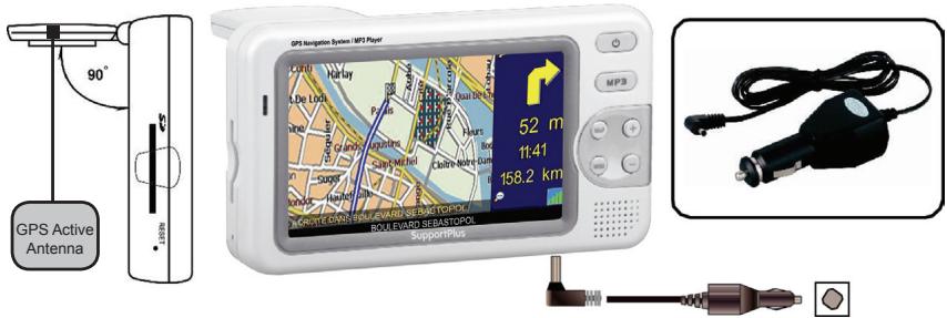 SUPPORTPLUS GPS SP-GPS22A-0953 - CONNEXION - 1