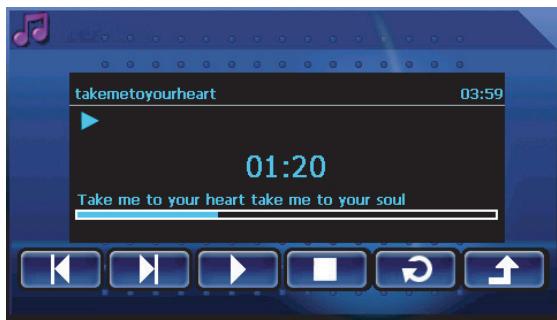 SUPPORTPLUS GPS SP-GPS22A-0953 - Lecture de morceaux MP3 avec affichage des textes - 1