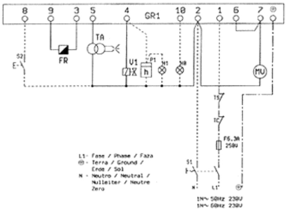 ARIANE TEC 3 - SCHEMA ELECTRIQUE - 1