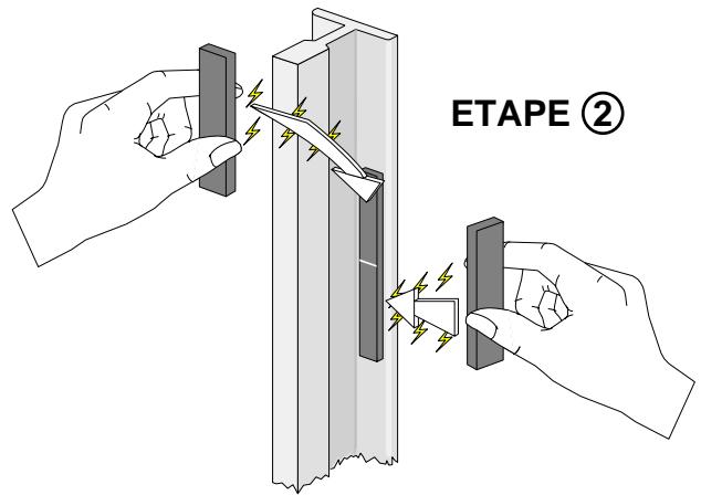 AUTINOR ALPHA LEGEND - Position des aimants sur les GUIDES : - 1