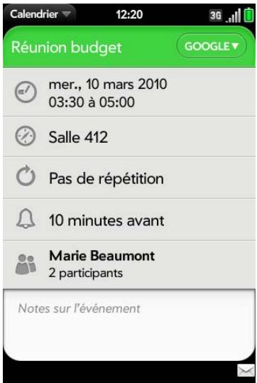 PALMONE PRE PLUS - Planification d'un événement récurrent - 1