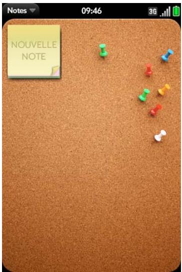 PALMONE PRE PLUS - Creation d'une note - 1