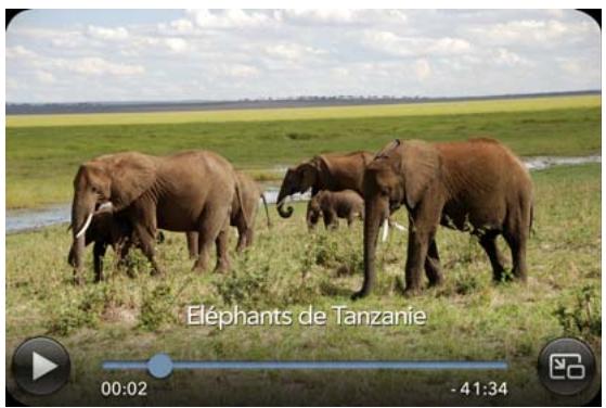 PALMONE PRE PLUS - Utilisation des fonctions de lecture des videos - 1