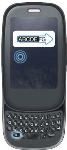 PALMONE PRE PLUS - Gestes de sélection de texte - 3