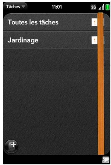 PALMONE PRE PLUS - Affichage des tâches arrivant à échéance à la date du jour - 1