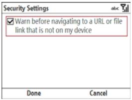 PALMONE TREO 500V - Customising your email settings - 3