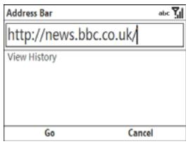 PALMONE TREO 500V - Opening other web pages - 1