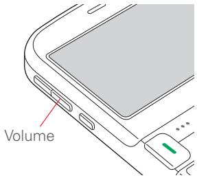 PALMONE TREO 500V - Adjusting call volume - 1