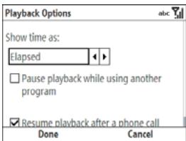 PALMONE TREO 500V - Customising Windows Media Player Mobile - 1