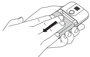 PALMONE TREO 500V - Inserting the SIM card and battery - 1