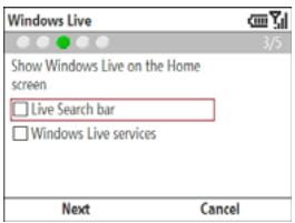 PALMONE TREO 500V - Setting up Windows Live Mail - 3
