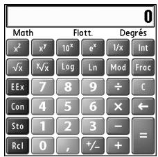 PALMONE TREO 650 - Bascule du mode standard au mode avancé - 2