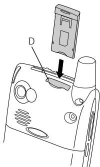 PALMONE TREO 650 - Insertion de la carte SIM - 4