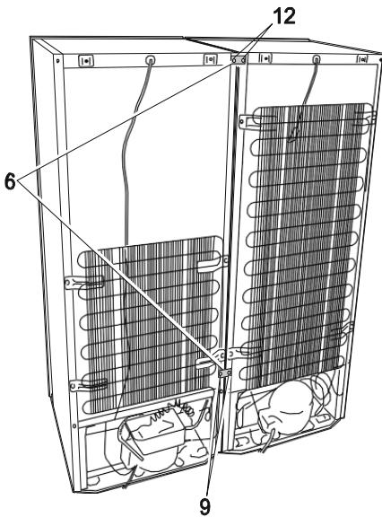 BRANDT BFU662LNW - Tilslutning of apparaterne - 1