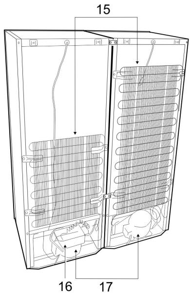 BRANDT BFU662LNW - Koelkasten BFL5636BW, BFL5636BX - 2