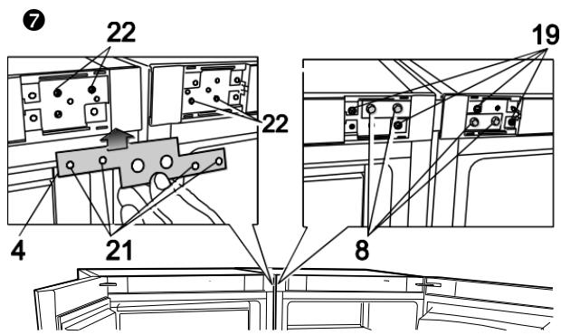 BRANDT BFU662LNW - Connecting the appliances - 5