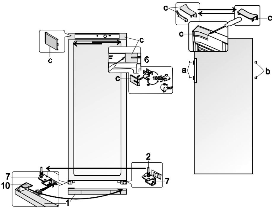 BRANDT BFU662LNW - Refrigerators BFL5636BW, BFL5636BX - 1
