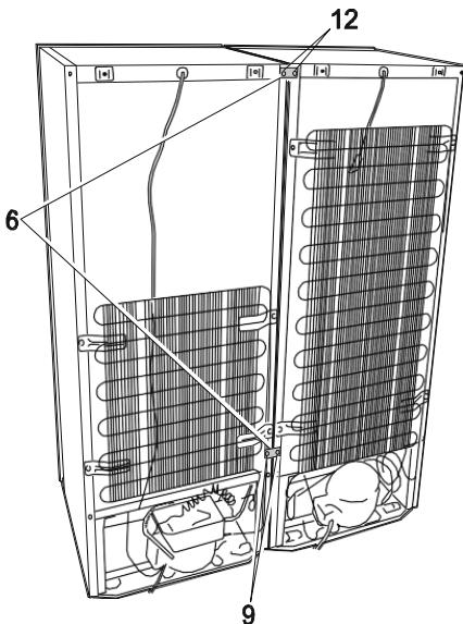 BRANDT BFU662LNW - Connecting the appliances - 1