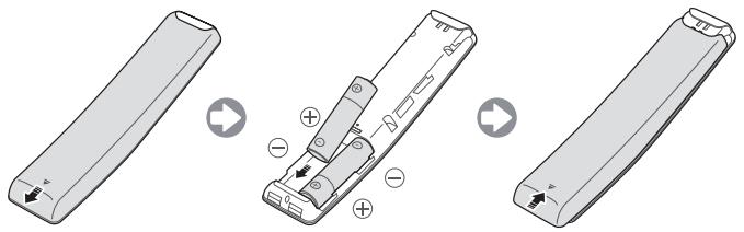 SAMSUNG UE55MU7075 - Installere batterier i din Samsung Smart Remote - 1