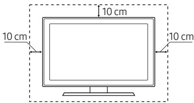 SAMSUNG UE55MU7075 - Ausreichende Belüftung Ihres Geräts - 1