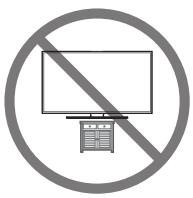 SAMSUNG UE55MU7075 - Sikkerhetsforholdsregler: Feste TV-en til veggen for Å unngå at den faller - 1