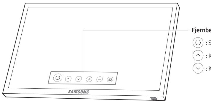 SAMSUNG UE55MU7075 - Sādan bruger du Tv-fjernbetjening - 1