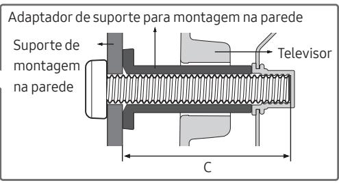 SAMSUNG UE55MU7075 - Montagem do televator numa parede - 5