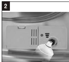 BRANDT DFH12227W - Dispensateur d'aide au rinçage - 2