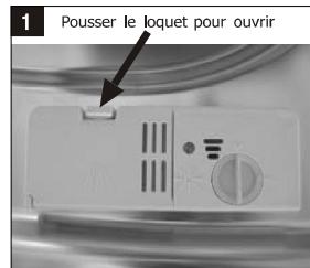BRANDT DFH12227W - Quantité de détergent à utiliser - 1