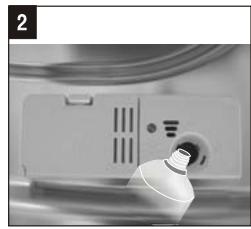 BRANDT DFH14104X - Dispensateur d'aide au rinçage - 2