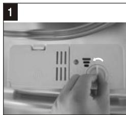 BRANDT DFH14104X - Dispensateur d'aide au rinçage - 1