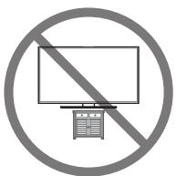 SAMSUNG UE75MU6105 - Sakerhetsforeskrifter: Fäst tv:n på vöggen För att undvika att den faller - 1