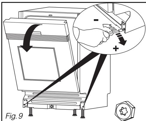 BRANDT VH900JE1 & VH900BE1 - BALANCING THE DOOR (LEFT AND RIGHT) - 1