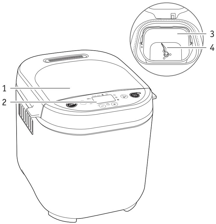 MOULINEX OW220830 - pain plaisir / pain & délices - 2