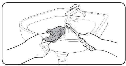 SAMSUNG WD80M4453JW/EF - Filtre de la pompe - 2